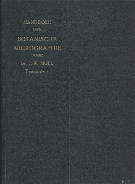 HANDBOEK DER BOTANISCHE MICROGRAPHIE.