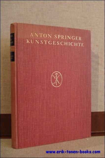 HANDBUCH DER KUNSTGESCHICHTE. BAND III. DIE RENAISSANCE IN ITALIEN,