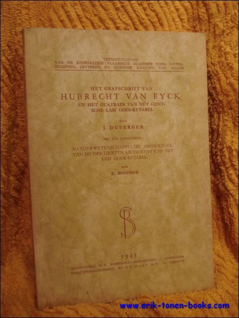 HET GRAFSCHRIFT VAN HUBRECHT VAN EYCK EN HET QUATRAIN VAN … | Immagine principale