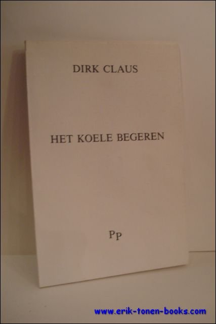 HET KOELE BEGEREN,