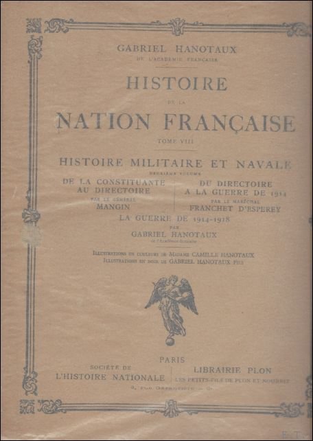 HISTOIRE DE LA NATION FRANCAISE. Tome VIII.