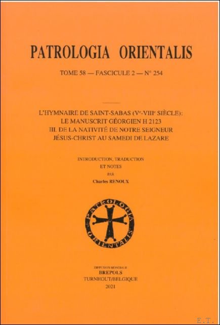 hymnaire de Saint-Sabas (Ve-VIIIe si cle): le manuscrit g orgien …