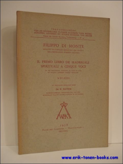 IL PRIMO LIBRO DE MADRIGALI SPIRITUALI A CINQUE VOCI,