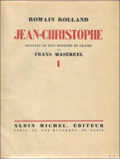 Jean-Christophe (5 volumes) Frans Masereel