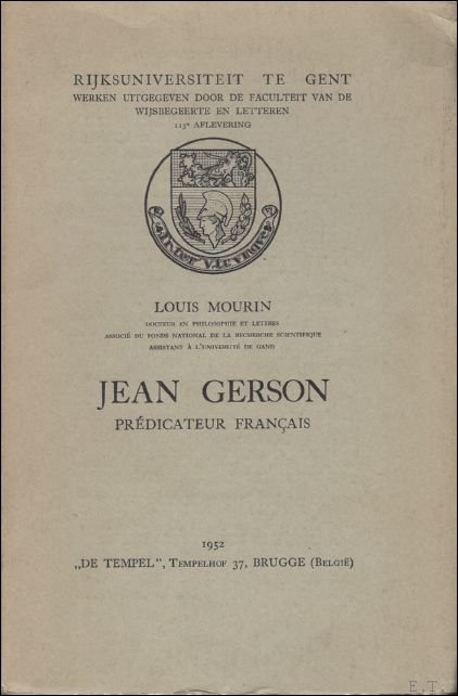 Jean Gerson: predicateur francais.