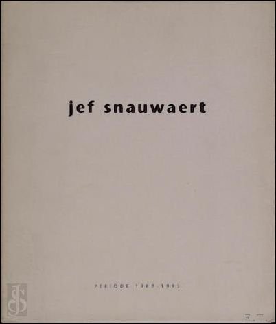 Jef Snauwaert periode 1989 - 1993