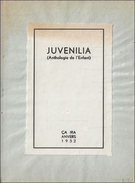 Juvenilia, anthologie de l'enfant