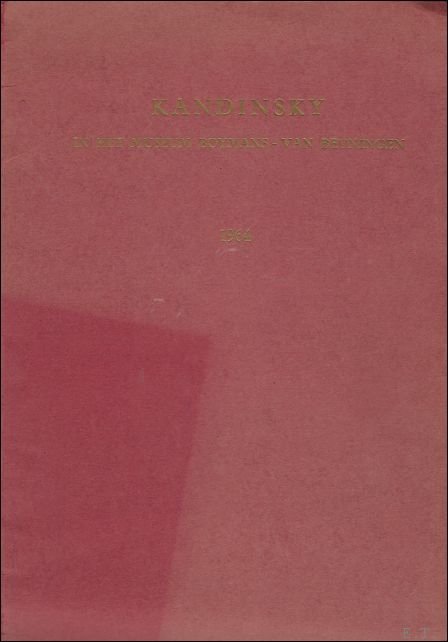 KANDISNKY IN HET MUSEUM BOYMANS - VAN BEURINGEN.