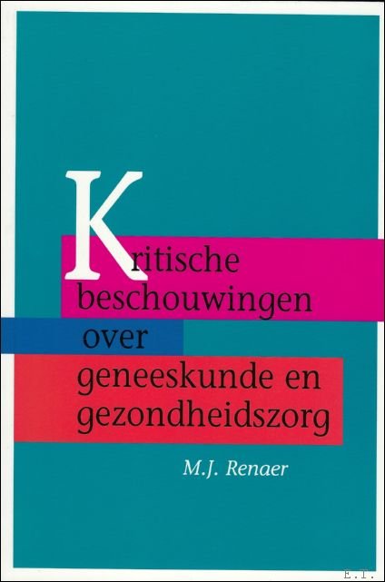 Kritische beschouwingen over geneeskunde en gezondheidszorg.