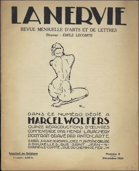 LA NERVIE - Revue mensuelle d'arts et de lettres. Num …