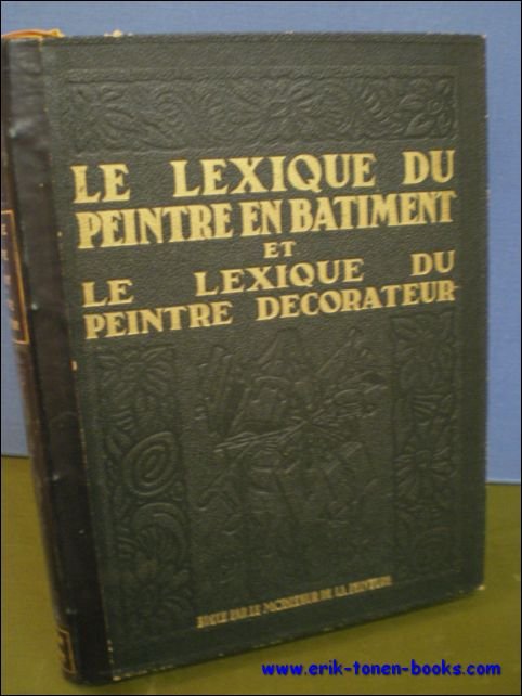 LE LEXIQUE DU PEINTRE EN BATIMENT ET LE LEXIQUE DU …