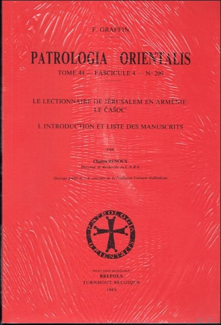 lectionnaire de Jerusalem en Armenie, le Casoc' I. Introduction et …