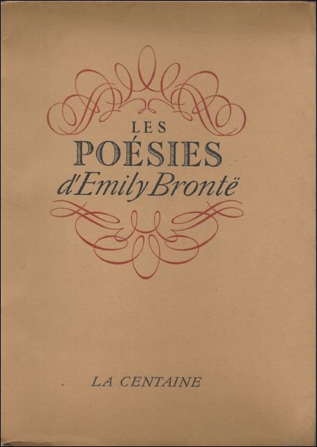 Les poesies d'Emily Bront .