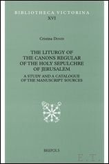 Liturgy of the Canons regular of the Holy Sepulchre of …