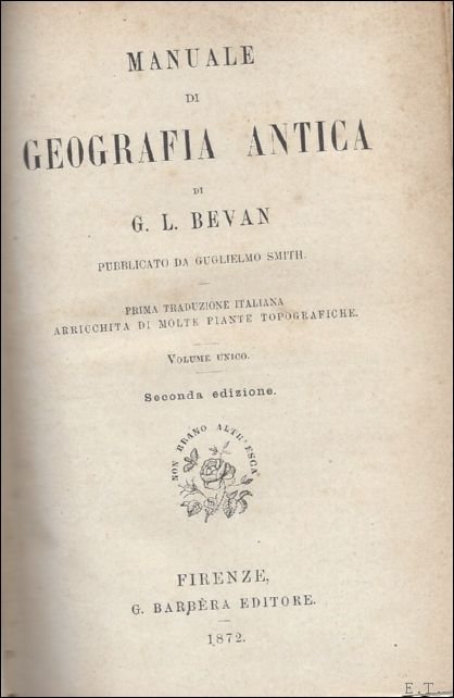 MANUALE DI GEOGRAFIA ANTICA.