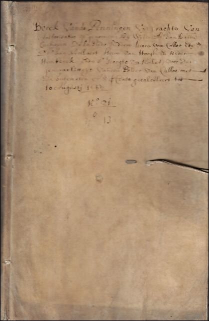 Manuscript: Boeck Vande Penningen. | Immagine principale