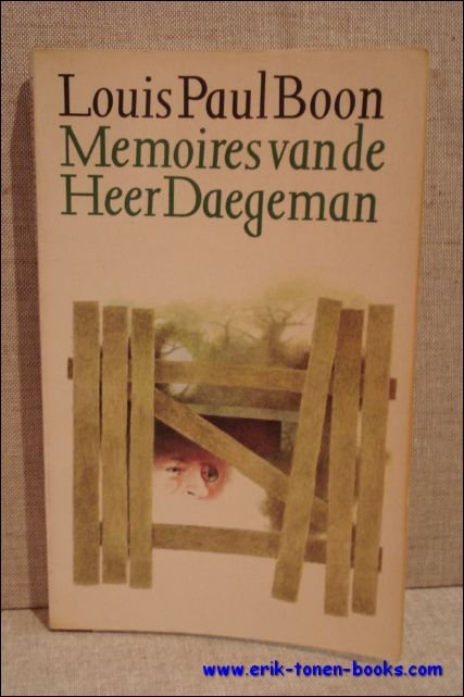 MEMOIRES VAN DE HEER DAEGEMAN,