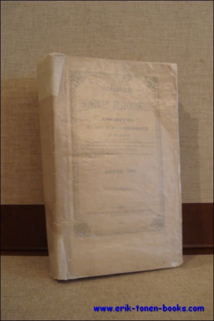 MESSAGER DES SCIENCES HISTORIQUES OU ARCHIVES DES ARTS ET DE …