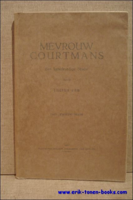 MEVROUW COURTMANS,