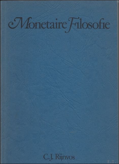 MONETAIRE FILOSOFIE.