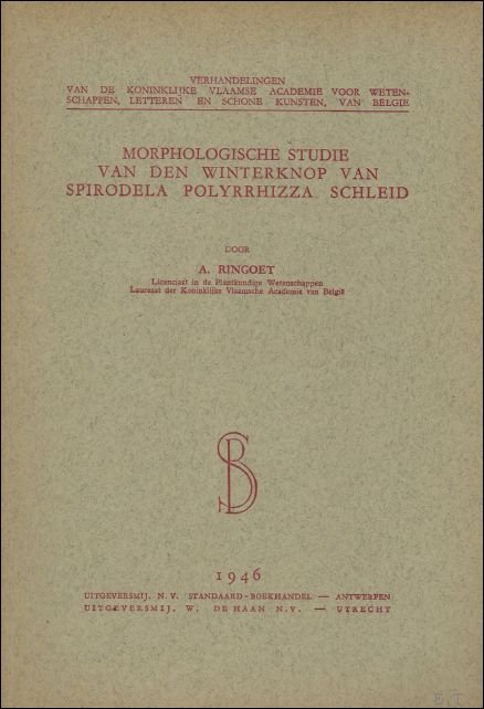Morphologische studie van den winterknop van Spirodela polyrrhizza Schleid.