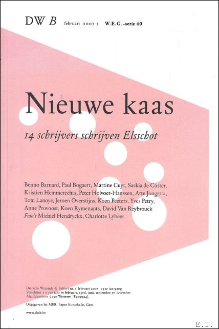 Nieuwe kaas : 14 schrijvers schrijven Elsschot