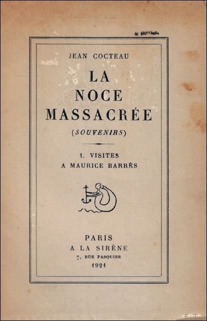 noce massacr e (souvenirs) 1. Visites Maurice Barr s