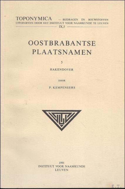 OOSTBRABANTSE PLAATSNAMEN. ( DEEL 5 ). HAKENDOVER.