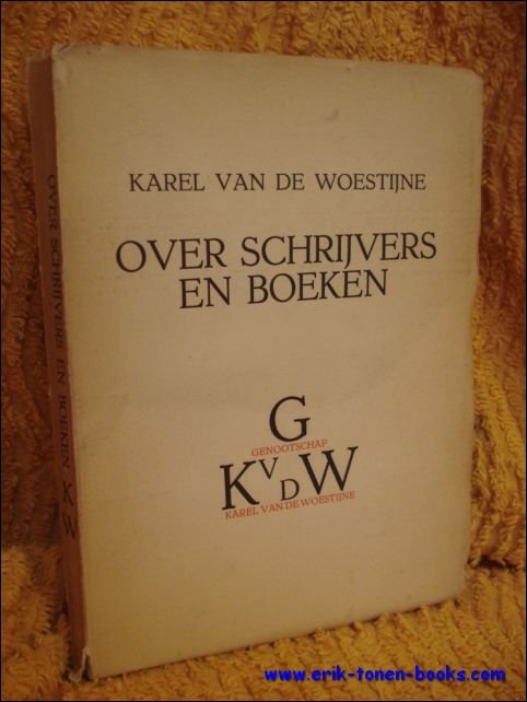 Over schrijvers en boeken.