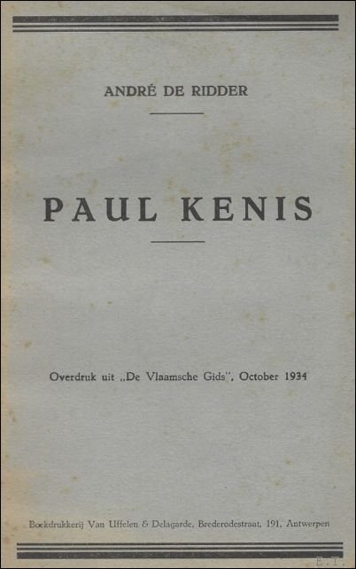Paul Kennis, GESIGNEERD