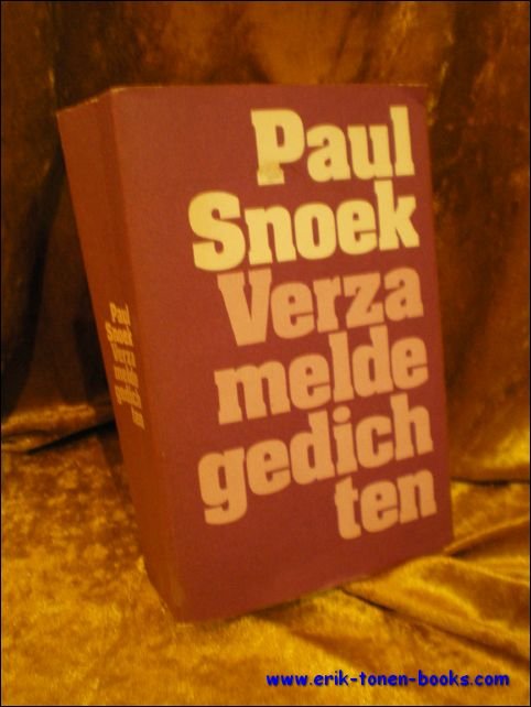 VERZAMELDE GEDICHTEN, Paul Snoek