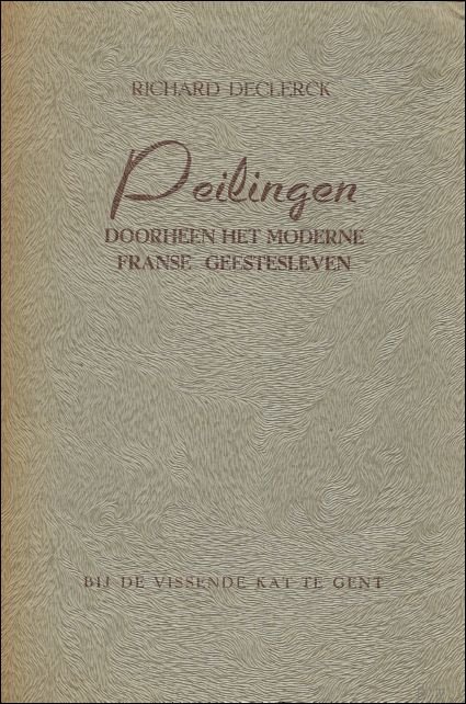 PEILINGEN DOORHEEN HET MODERNE FRANSE GEESTESLEVEN (genummerd).