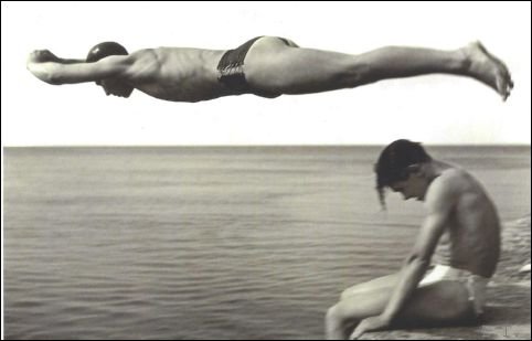 POSTER il tuffatore van Nino Migliori. print foto duikers / …