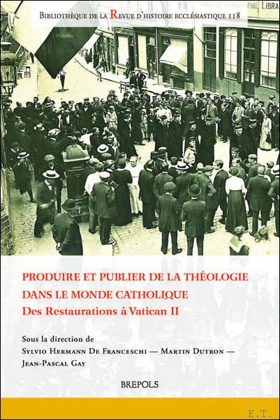 Produire et publier de la th ologie dans le monde …