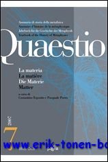 QUAESTIO 7 (2007) La materia / La matiere / Die …