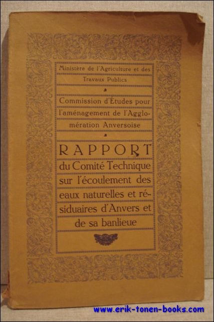 Rapport du Comite Technique sur l'ecoulement des eaux naturelles et …