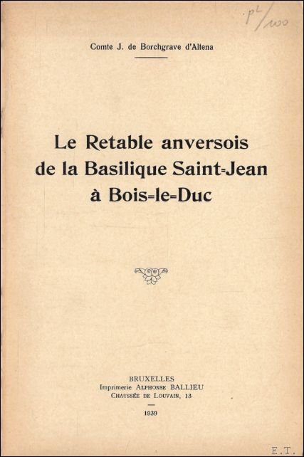 Retable anversois de la Basilique Saint-Jean Bois-le-Duc | Immagine principale