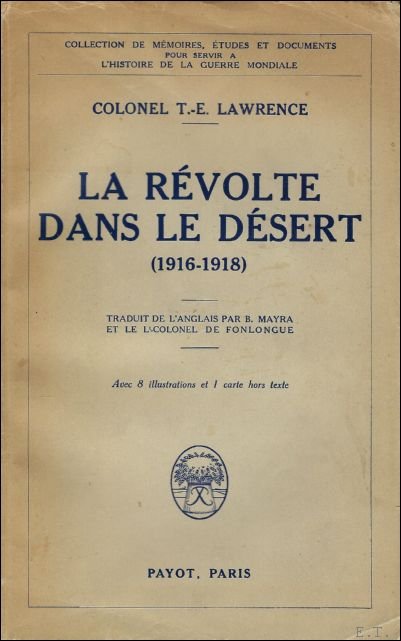 revolte dans le desert (1916-1918).