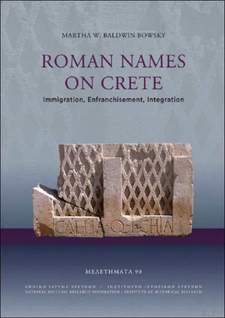 Roman names on Crete Immigration, Enfranchisement, Integration | Immagine principale