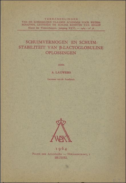 Schuimvermogen en schuimstabiliteit van b -lactoglobuline oplossingen. | Immagine Gallery 2