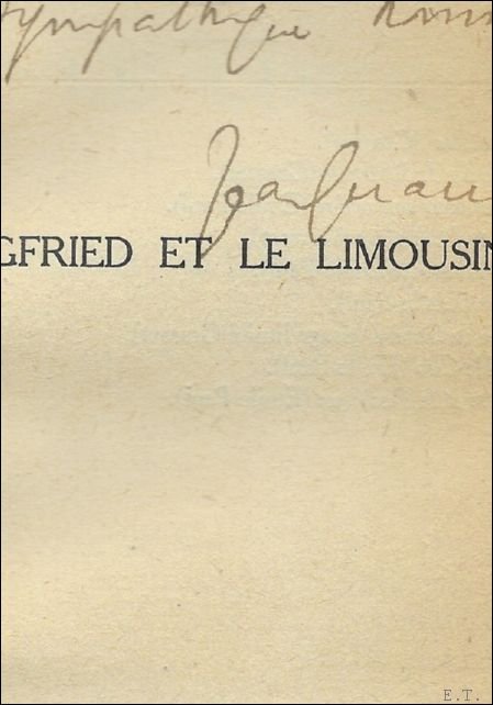 Siegfried et le Limousin, *** SIGNE
