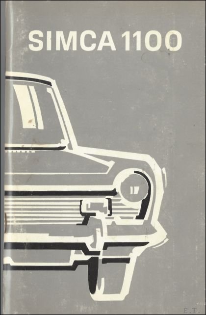 SIMCA 1100 instructie boekje
