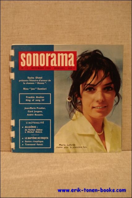 Sonorama N? 13. Magazine mensuel. Novembre 1959.