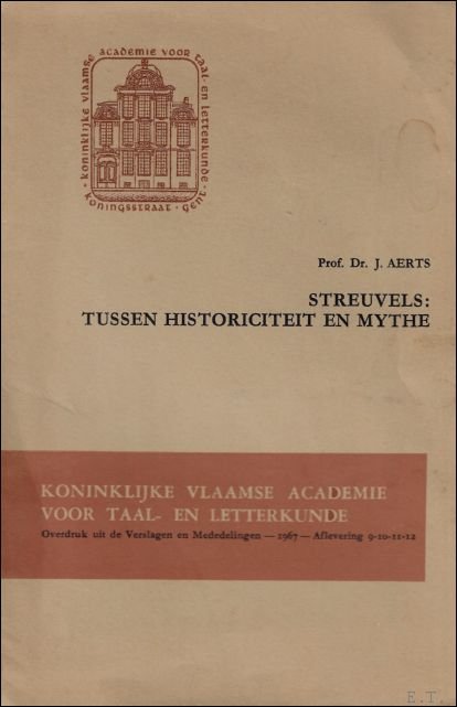 STIJN STREUVELS TUSSEN HISTORICITEIT EN MYTHE,