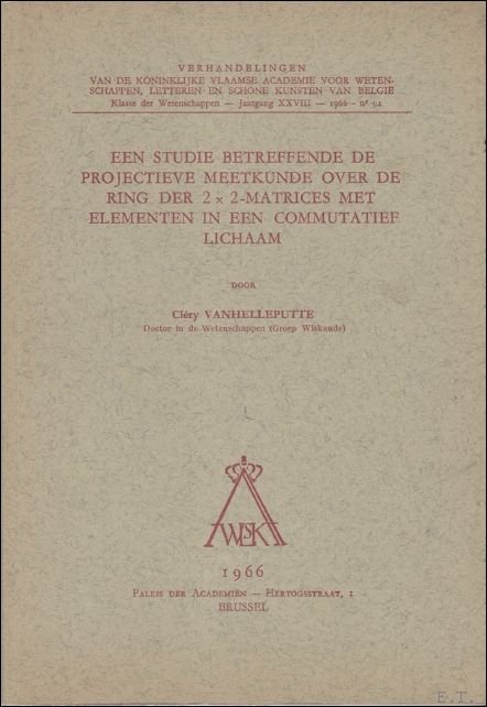 studie betreffende de projectieve meetkunde over de ring der 2 …