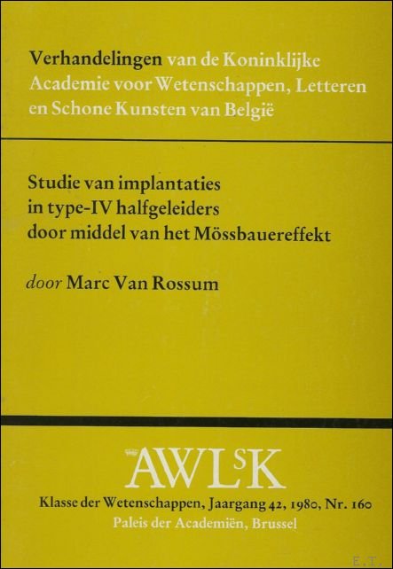 Studie van implantaties in type-IV halfgeleiders door middel van het …