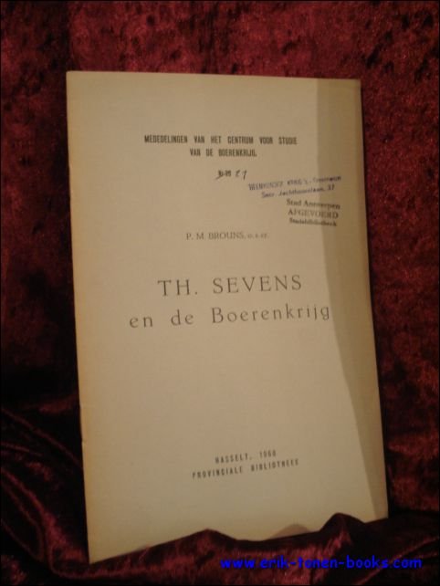 Th. Sevens en de Boerenkrijg.