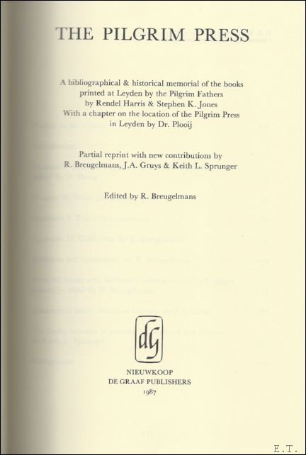 THE PELGRIM PRESS. | Immagine Gallery 2