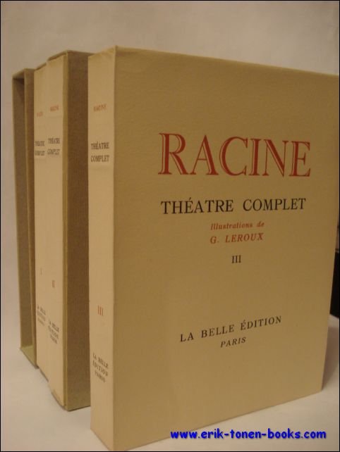 Theatre Complet. 3 tomes.