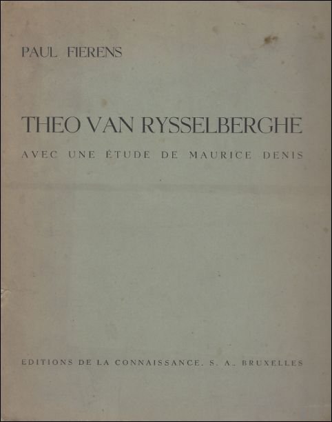 Th o Van Rysselberghe avec une etude de Maurice Denis. …